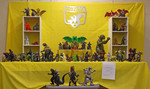 Gray 2013 Display #3 features Godzilla figures both vintage and modern by Joseph Lee III.