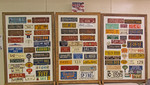 Gray 2015 Display #2 antique military base license plates by Sam Ogle