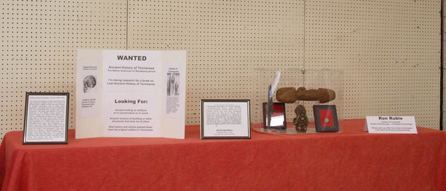 Gray 2013 Display #3 featured historical artifacts by Ron Ruble