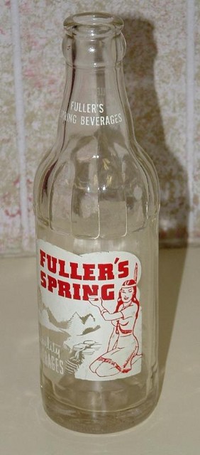 Fuller's Spring Bottle with Indian Princess 