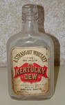 Kentucky Dew paper label pint from Bristol, VA.