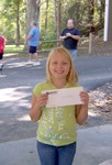 Brandon Horne's daughter, Breanna, won the $25.00 door prize at the 2010 picnic.